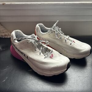 Merrell Agility Peak 5 White Multi Hiker Sneaker Shoe Mens US 11